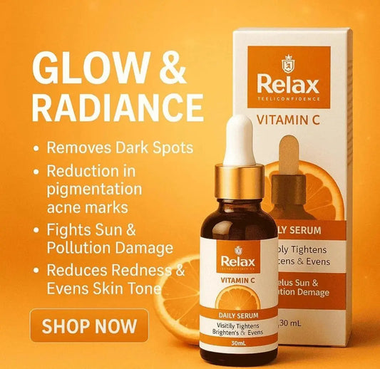 Relax Vitamin C Serum 30ml Skin Brightening Anti-Aging