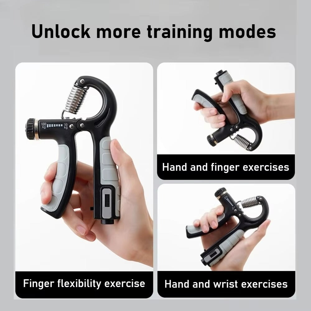Adjustable Hand Gripper Exerciser with Counter Anglic