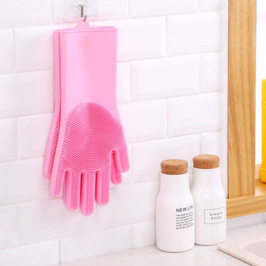 2pcs – Silicone Washing Gloves Anglic
