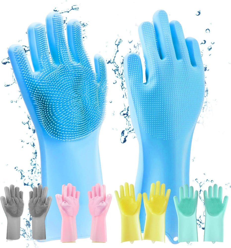 2pcs – Silicone Washing Gloves Anglic