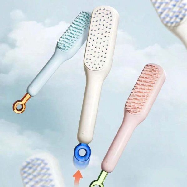 Self-Cleaning Hair Comb Anglic