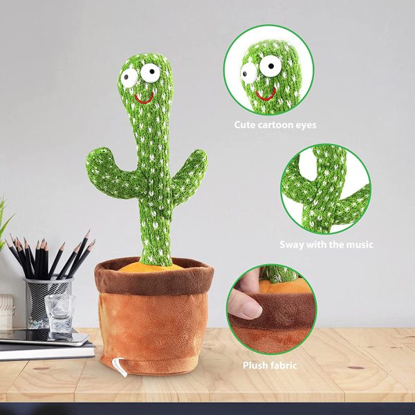 Dancing, Talking Cactus | Tree Cactus Plush Toy Anglic
