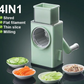 4 in 1 Multifunction Vegetable Cutter Slicer Hand Rotary Vegetable Grater