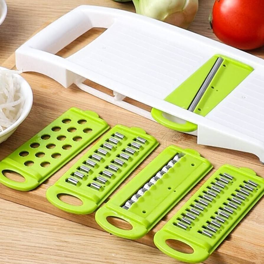 5 in 1 Stainless Steel Multifunctional Vegetable Slicer and Grater Set
