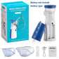 Mesh Nebulizer with packaging, components, and accessories on a white background