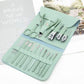 16 PCS Professional Stainless Steel Nail Clipper Manicure Pedicure Set with Leather Case