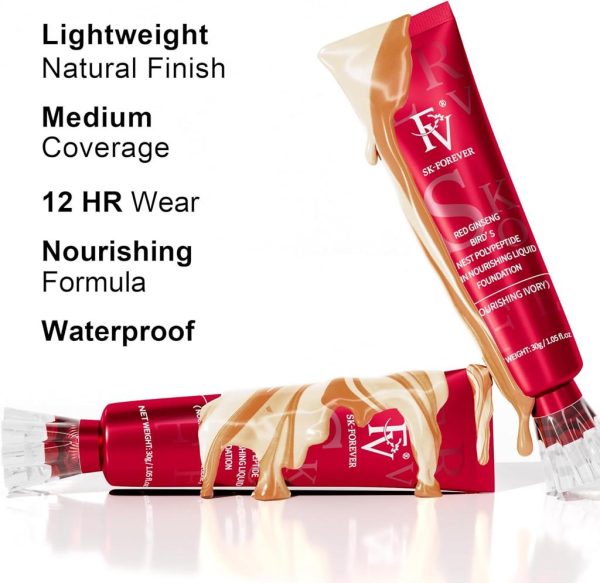 FV Waterproof Matte Foundation – Ivory 30g Anglic
