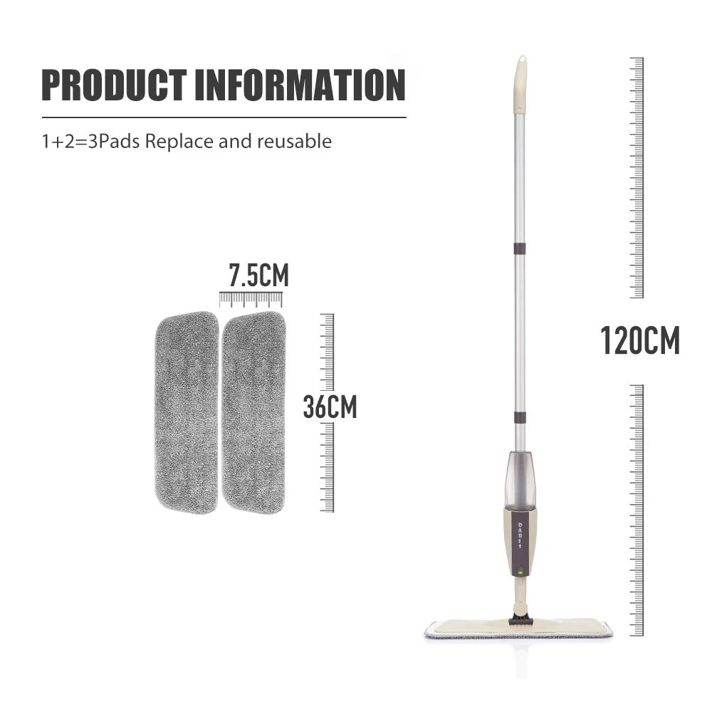 Spray Flat Mop for Quick Floor Cleaning Anglic