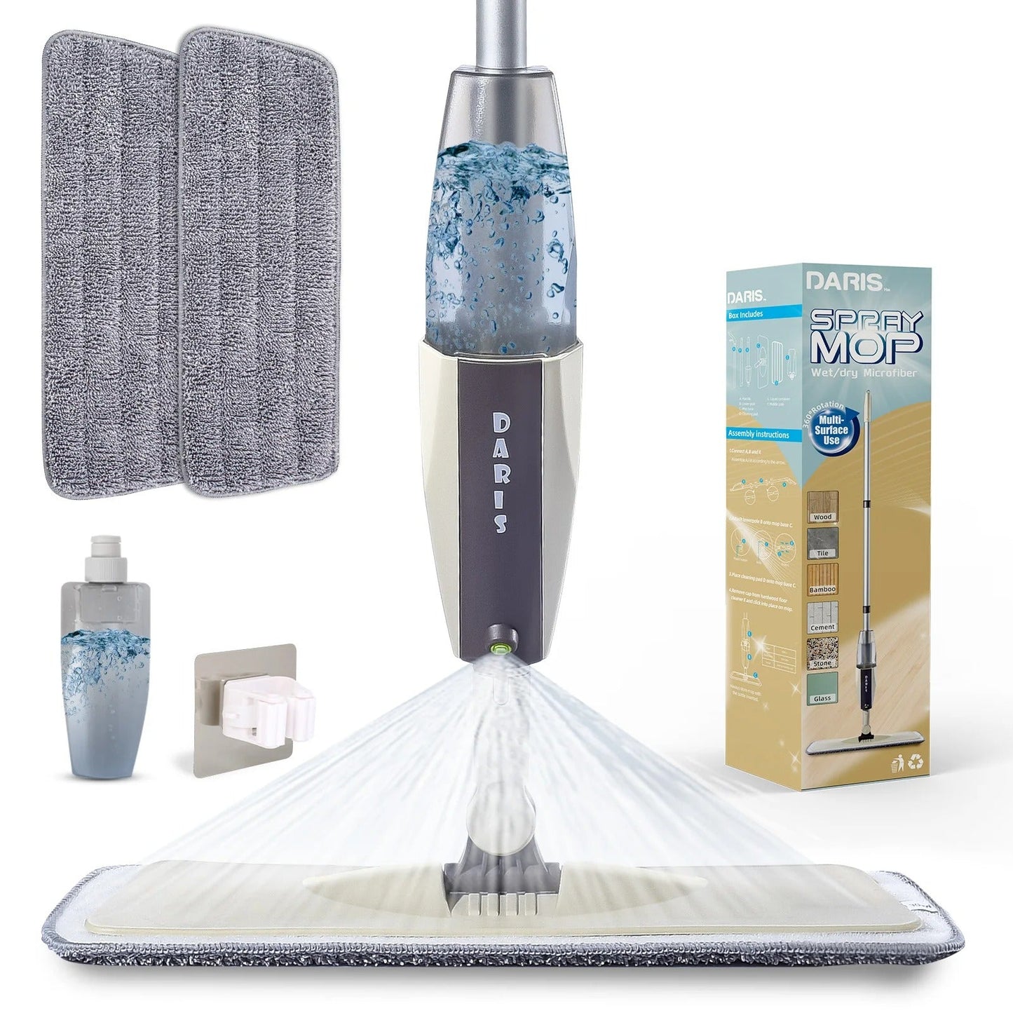 Spray Flat Mop for Quick Floor Cleaning Anglic