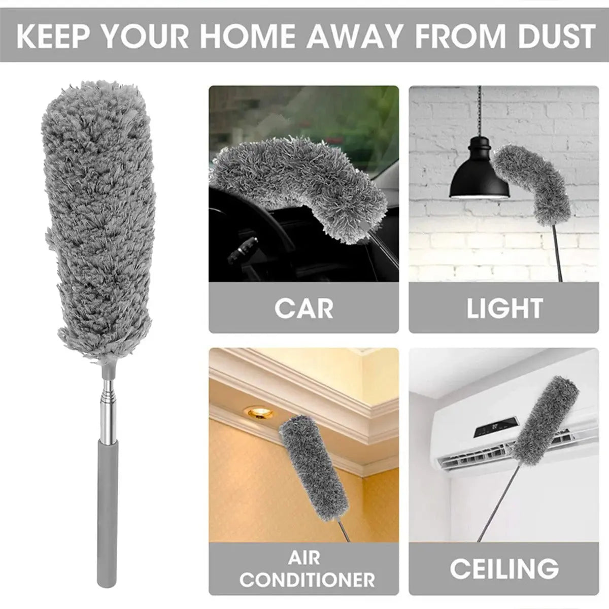 Washable Microfiber Cleaning Duster Anglic