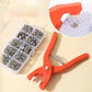 Plier Tool with 50 Metal Snap Buttons Kit Anglic