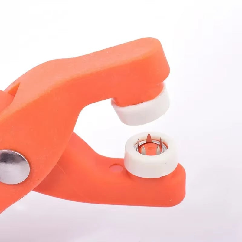 Plier Tool with 50 Metal Snap Buttons Kit Anglic